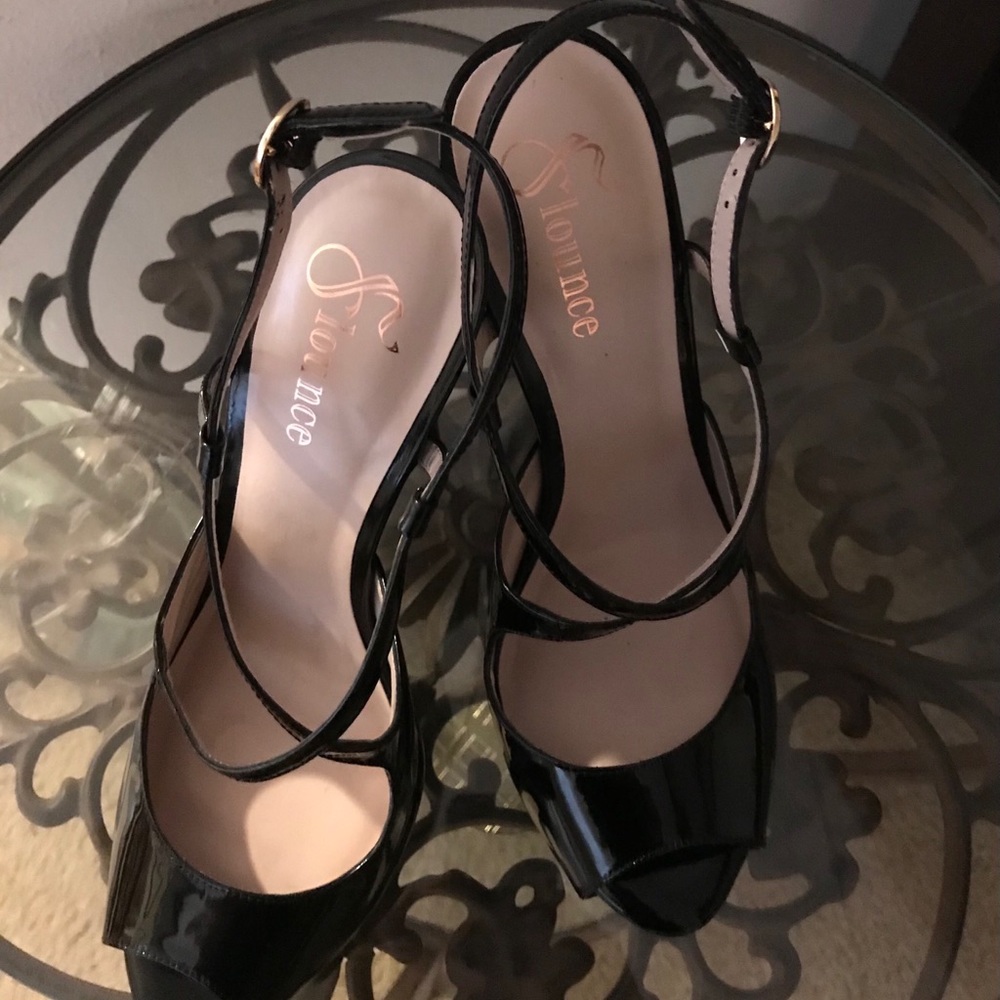 Flounce Dazzle Platform Sandals - image 4